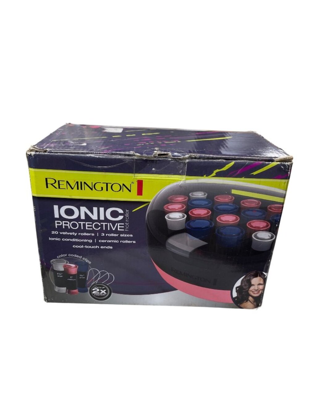 Remington Protect 20 Velvet rollers 3 sizes heated cool touch curlers SKU 10833